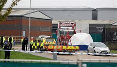 Kamion v prmyslové zón Waterglade na jihovýchod Anglie, v nm britská...