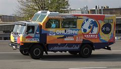 Po m�sících p�íprav p�edstavili Marek Havlí�ek a Petr Hole�ek nákla�ák chystaný...