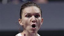Simona Halepová se přes Karolínu Plíškovou do semifinále Turnaje mistryň...