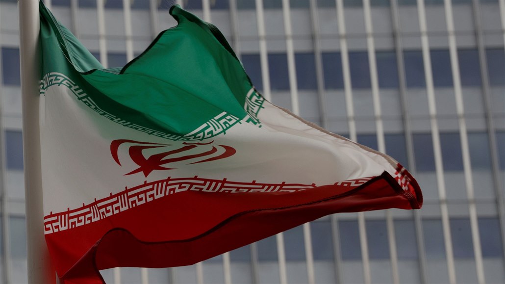 Íránská vlajka (ilustrační)