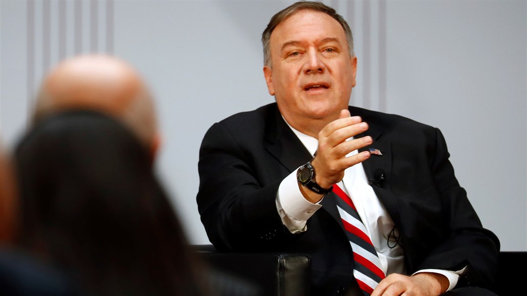 Americký ministr zahraniních vcí Mike Pompeo.