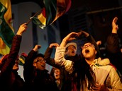 Protest v Bolívii
