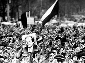 Václav Havel - symbol pedlistopadového disentu.