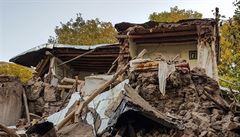 Ruiny domu ve vesnici Varankesh v íránské provincii Východní Ázerbájd�án, asi...