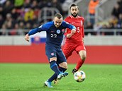 Slovák Stanislav Lobotka stílí gól Ázerbajdánu
