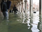 Záplavy v Benátkách.
