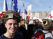 Demonstrace na Letné.