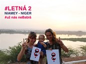 Podporovatelé Letné v zahranií (Niamey, Niger).