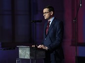Polský premiér Mateusz Morawiecki na schzi zemí V4 a oslav 30. výroí...