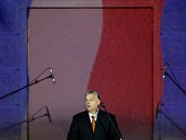 Maarský premiér Viktor Orbán na schzi zemí V4 a oslavy 30. výroí sametové...