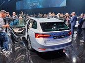 koda Octavia 4. generace pi svtové premiée ve Veletrním paláci v Praze