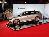 koda Octavia 4. generace pi svtové premiée ve Veletrním paláci v Praze