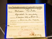 Karta Svazu eskoslovenských Legioná Londýn.
