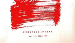 Plakát výstavy �i�kovské dvorky