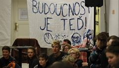 Filozofická fakulta Univerzity Karlovy - studentská okupaní stávka za klima.