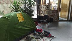 Stávka student� v Karolinu.