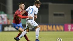 Dominik Janoek vstelil v utkání Lvíat se San Marinem dv branky.