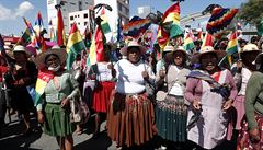 Příznivci bývalého prezidenta Moralese pochodují ulicemi, aby vyjádřili... | na serveru Lidovky.cz | aktuální zprávy