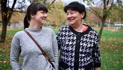 Vra Veselá s maminkou Magdou Mezuláníkovou.