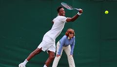 Gael Monfils zakonil roník na desátém míst. Fanouky francouzský tenista...