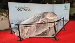 koda Octavia 4. generace pi svtové premiée ve Veletrním paláci v Praze