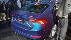 koda Octavia 4. generace pi svtové premiée ve Veletrním paláci v Praze