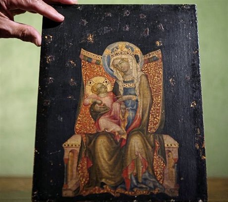 Tr�nící Pannu Marii s dít�tem se pokusí Národní galerie získat koncem listopadu...
