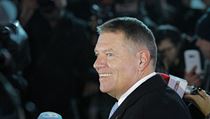 Rumunsk prezident Klaus Iohannis krtce ped zveejnnm volebnch vsledk.