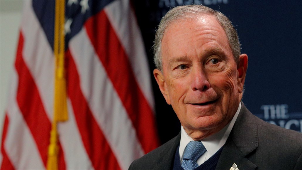 Zakladatel tiskové agentury Michael Bloomberg.