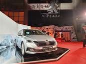 koda Octavia 4. generace pi svtové premiée ve Veletrním paláci v Praze