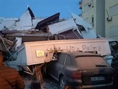 Zemtesení pokodilo v Albánii i hotel ve mst Durres na západ zem.