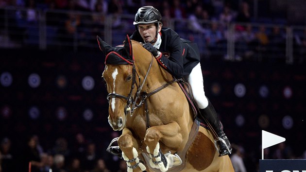 Global Champions Prague PlayOffs (Spencer Smith z týmu New York Empire s kon�m...