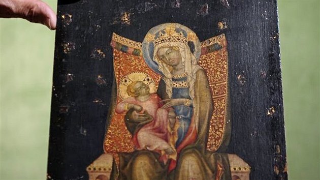 Trůnící Pannu Marii s dítětem se pokusí Národní galerie získat koncem listopadu...