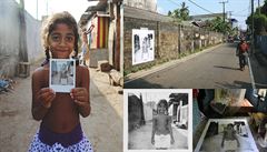 Projekt Instakidz. Na polaroid jsem fotil d�ti ze slumu. Jednu fotku jsem jim...