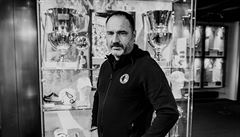 Trenér Slavie Jindich Trpiovský