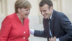 Macron a Merkelov chtj spolupracovat. Shodli se na podpoe blorusk opozice i na pomoci Navalnmu