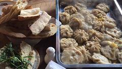 Tradi�ní chinkali.