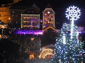 Rozsvícení vánoního stromu a zaátek vánoních trh v Chebu