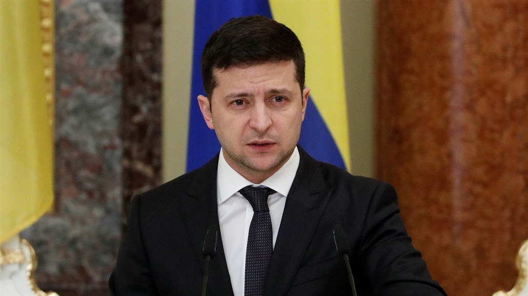 Ukrajinský prezident Volodymyr Zelenskyj.