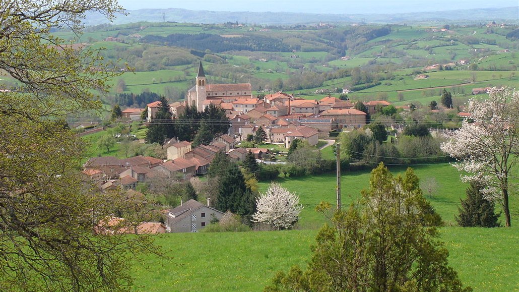 Francouzská vesnice La Gresle.