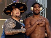 Andy Ruiz Jr. a Anthony Joshua ped vzjemnm soubojem