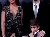 Lionel Messi s rodinou.