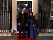 Turecký prezident Recep Tayyip Erdogan a jeho manelka Emine.