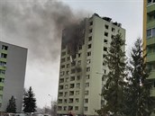 Podle pedbných informací exploze nastala mezi devátým a 12. patrem stavby a...