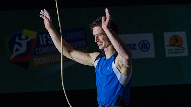 Olympijská kvalifikace ve sportovním lezení, finále mu�i, 30. listopadu 2019 v...