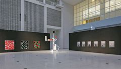 Pohled do expozice výstavy Milana Grygara v pra�ském Veletr�ním paláci.