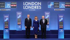 Generální tajemník NATO Jens Stoltenberg, slovenská prezidentka Zuzana aputová...