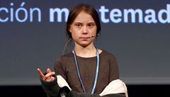 Ekologická aktivistka Thunbergová v Madridu vyzvala politiky, aby sliby nahradili činy