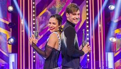 Here�ka Veronika Khek Kuba�ová a Dominik Vodi�ka b�hem devátého sout�ního...