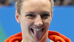 Plavecká hvzda Katinka Hosszúová získala 90. medaili z velkých akcí. Na ME v...